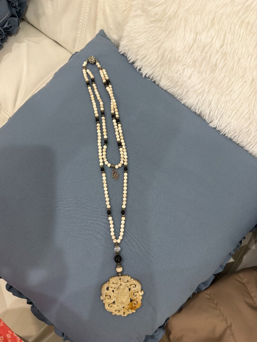 Artisan Handmade Hamsa Statement Necklace
